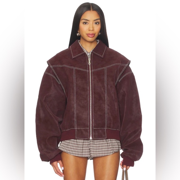 BRAND NEW Lioness Bomber Jacket Shiraz - Picture 2 of 10